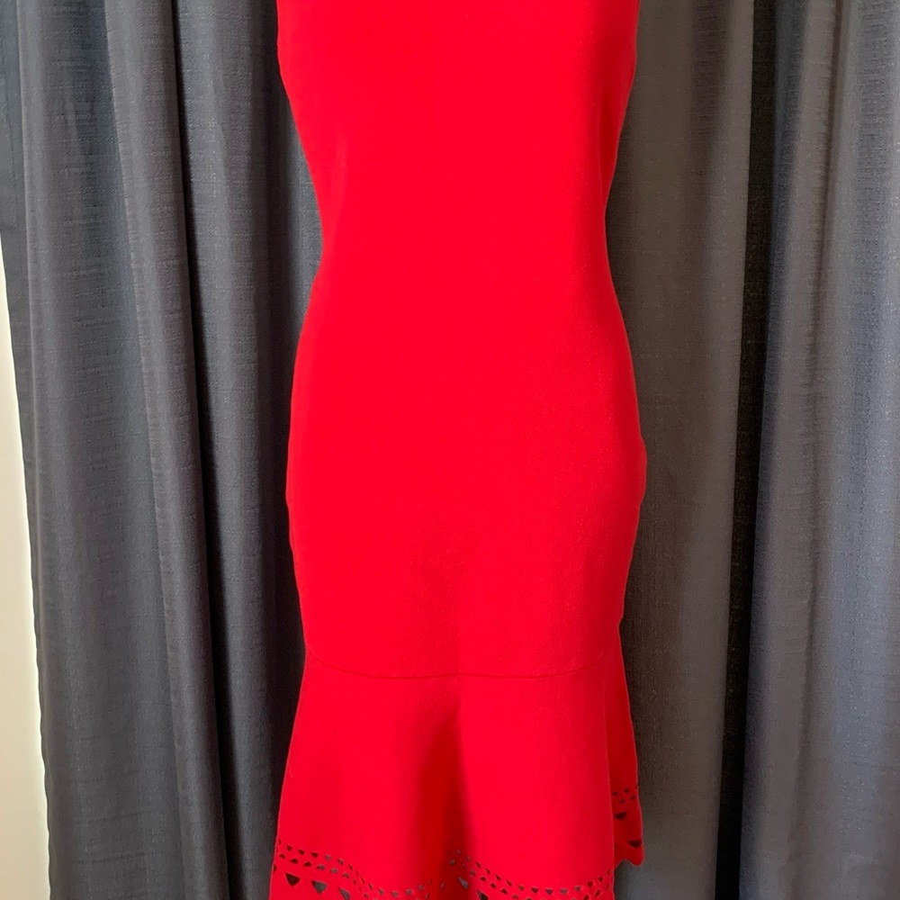 ANN TAYLOR LASER CUT DRESS SIZE MP - Picture 8 of 9